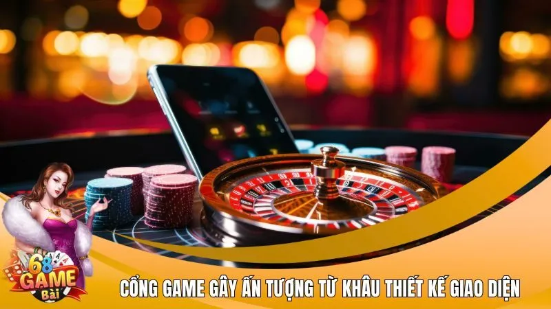 Cổng game gây ấn tượng từ khâu thiết kế giao diện