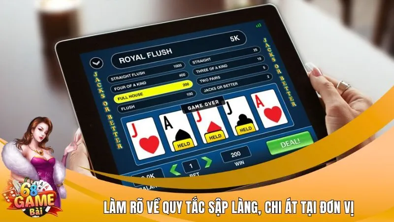 Làm rõ về quy tắc sập làng, chi Át tại đơn vị