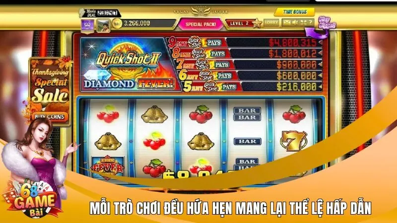 Mỗi trò chơi đều hứa hẹn mang lại thể lệ hấp dẫn