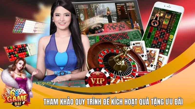 Tham khảo quy trình để kích hoạt quà tặng ưu đãi
