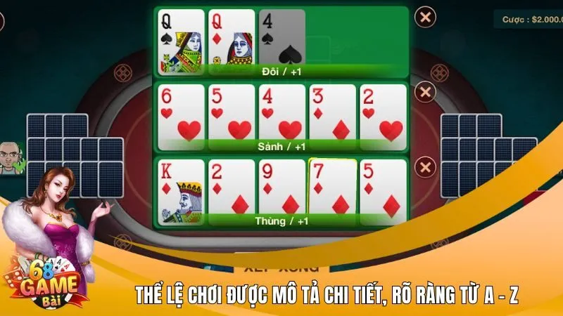 Thể lệ chơi được mô tả chi tiết, rõ ràng từ A - Z