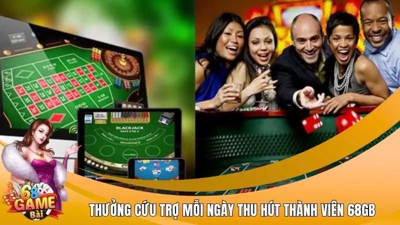 Thưởng cứu trợ mỗi ngày thu hút thành viên 68GB