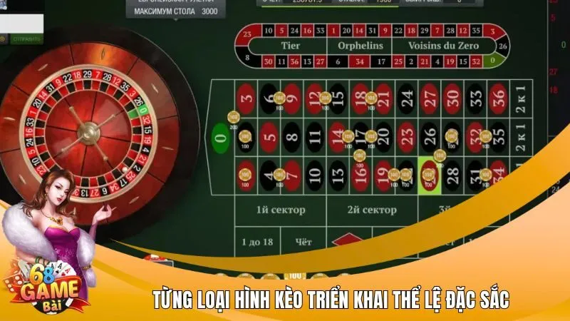 Từng loại hình kèo triển khai thể lệ đặc sắc