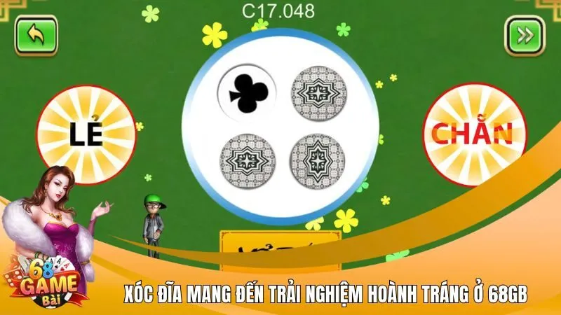 Xóc đĩa mang đến trải nghiệm hoành tráng ở 68GB